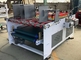 Ημιαυτόματη μηχανή κολλήματος για κουτιά από χαρτόνια διπλή τροφοδότηση για κυματοειδή